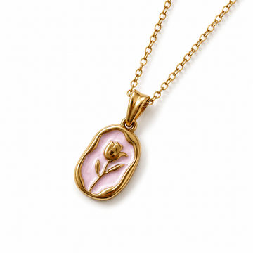 Collana Rosalie - rosa