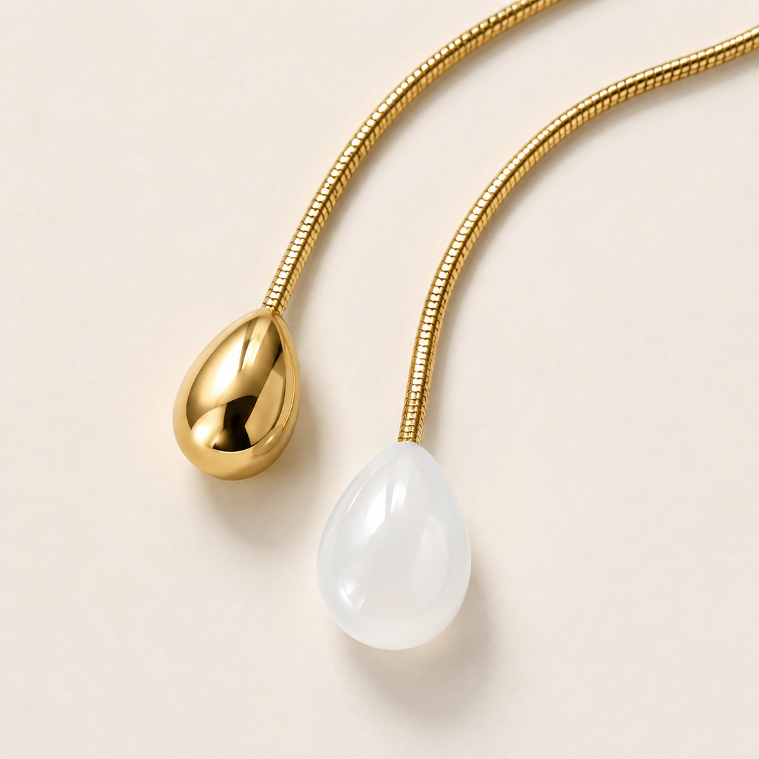 Collana Drop - bianca