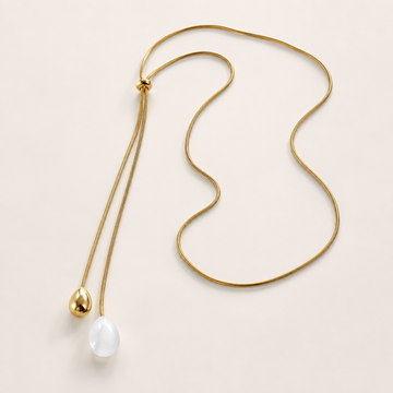 Collana Drop - bianca