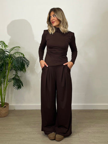 Coordset Miya - marrone