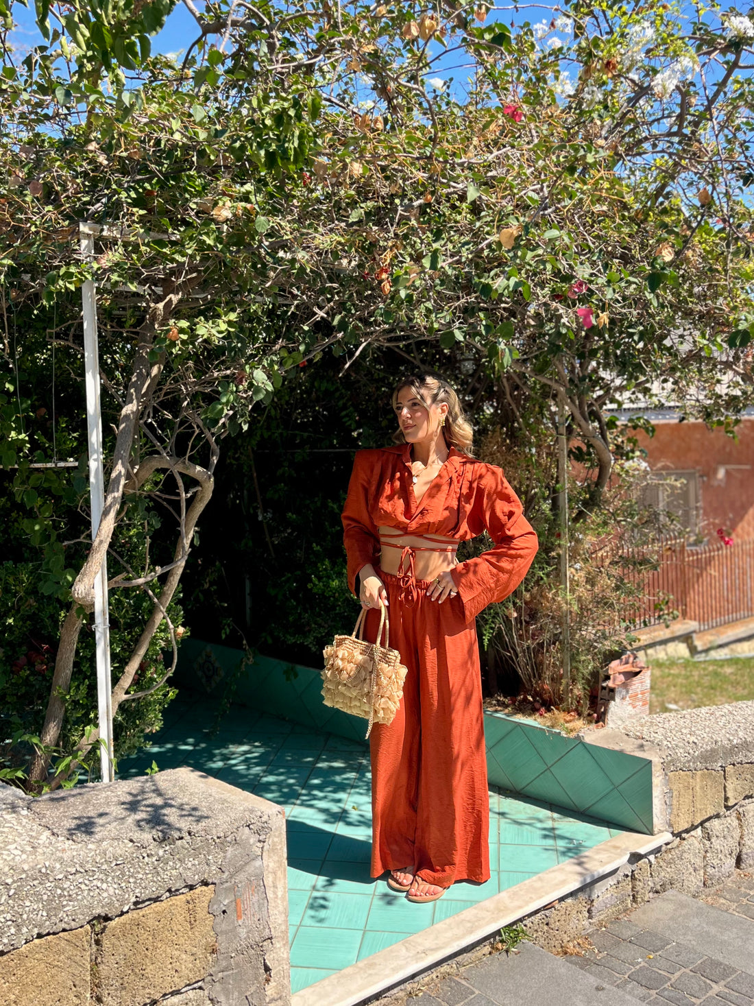 Coordinato Santorini –  terracotta