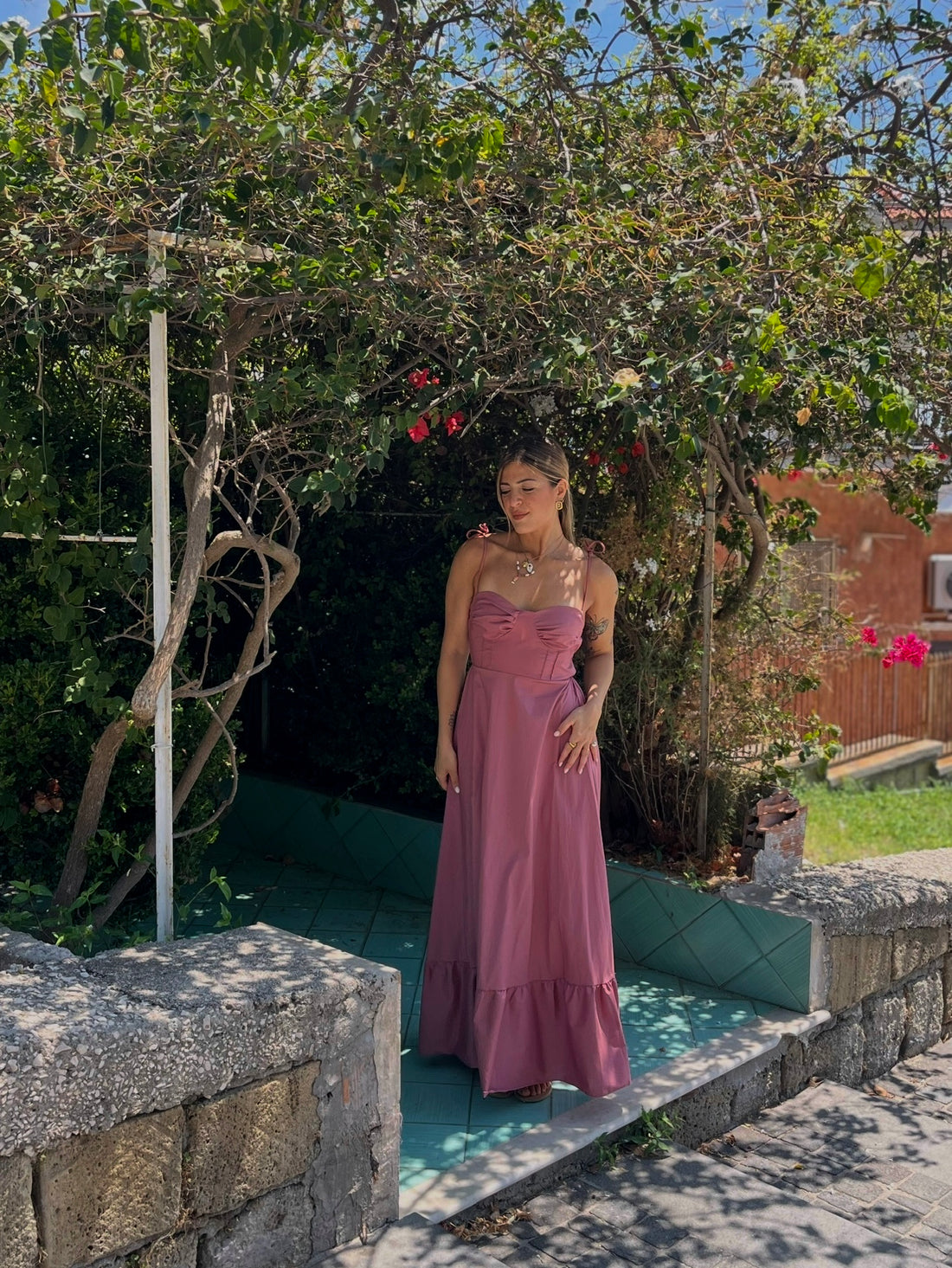 Abito Cherry - rosa antico