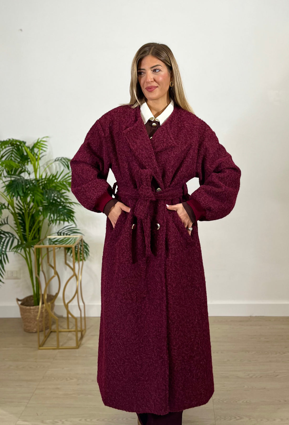 Cozy Coat - bordeaux