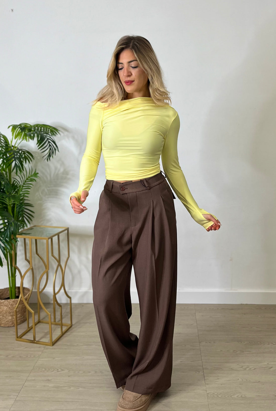 Pantalone Maira - marrone