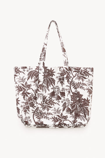 Borsa in cotone stampa tropicale - Lumina