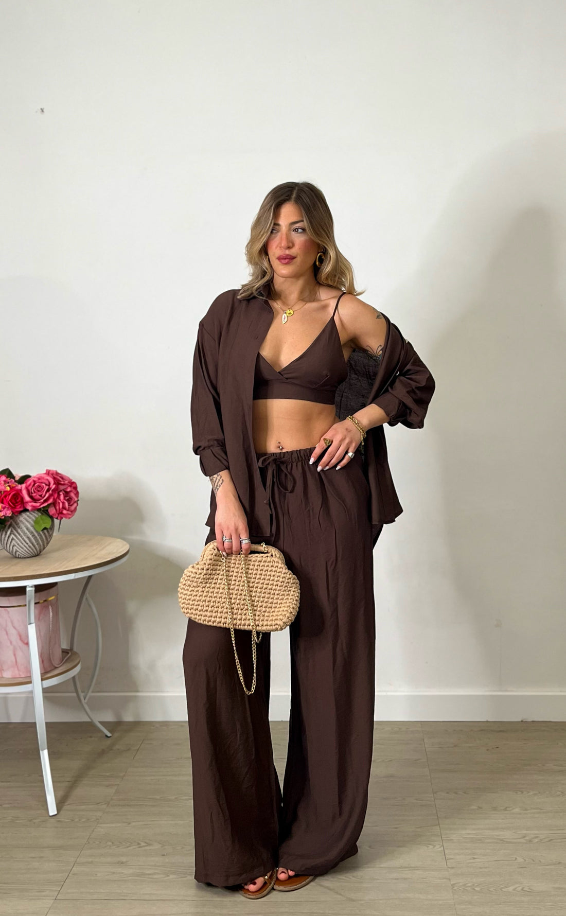 Coordinato SAMIRA - marrone