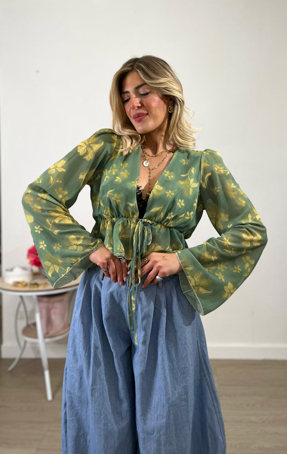 Camicia Rosalia - verde