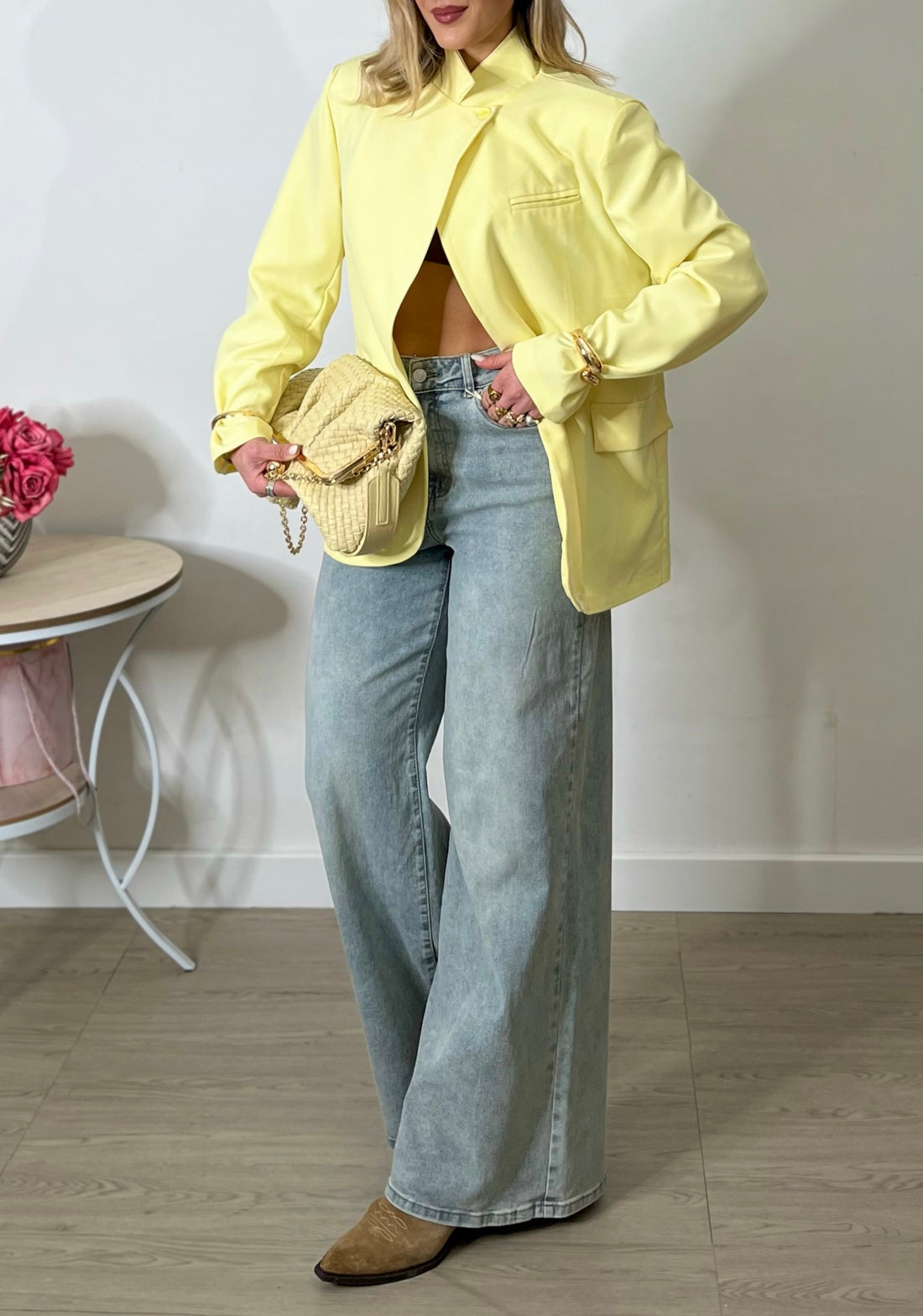 Jeans Wide Leg dritti