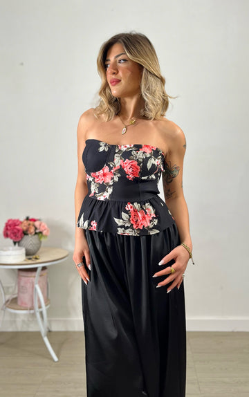 Top Nora - floreale