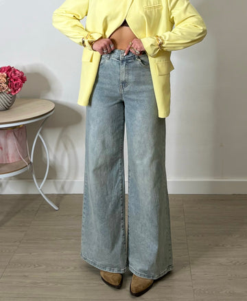 Jeans Wide Leg dritti