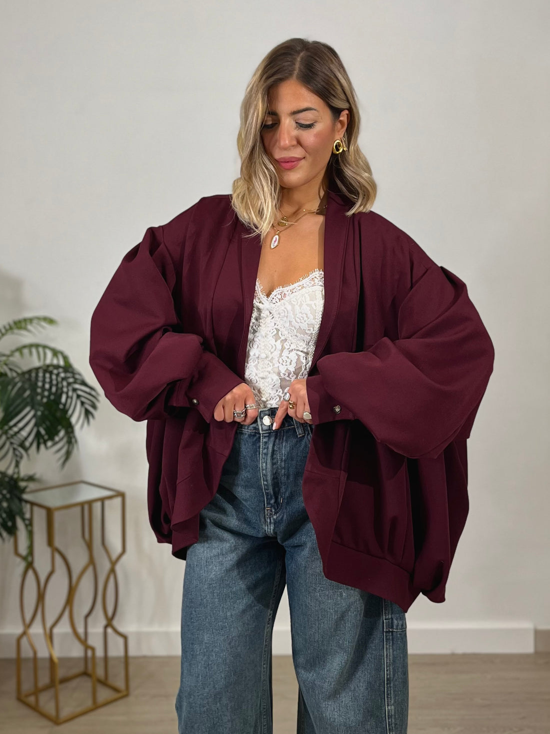 Maxi Bomber - bordeaux
