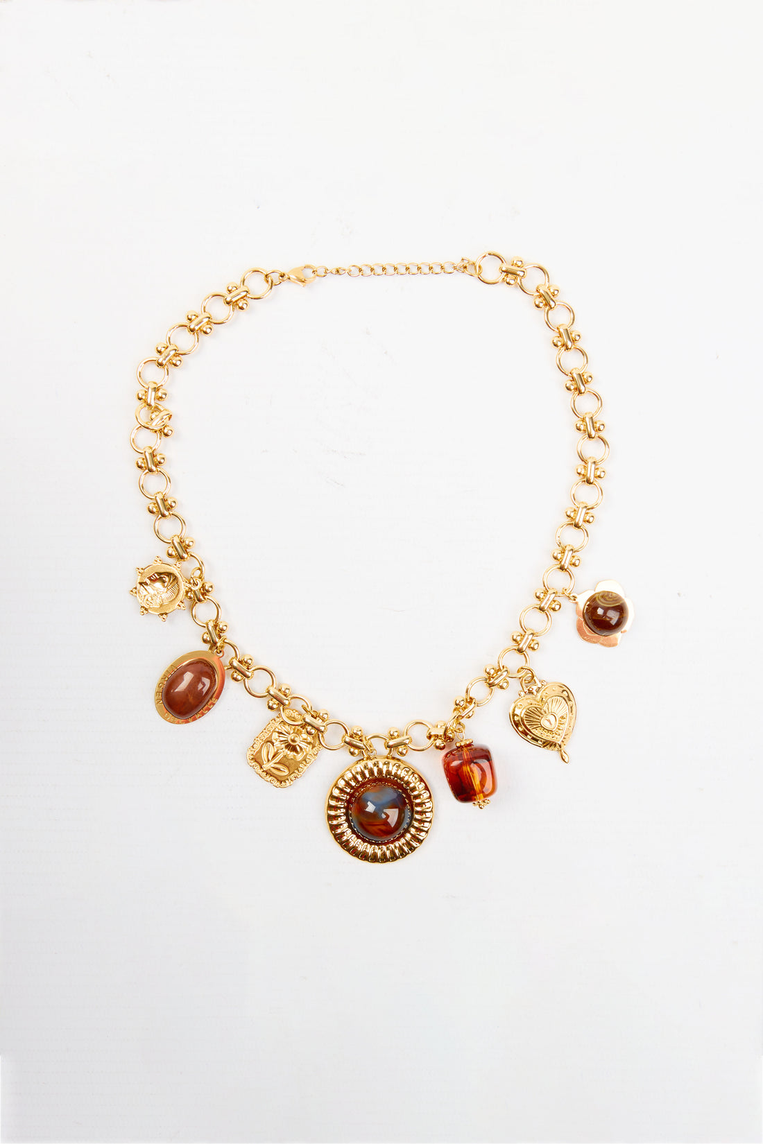 Collana Charm con pietre